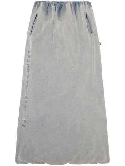 Diesel O-reira Maxi Skirt In Grey