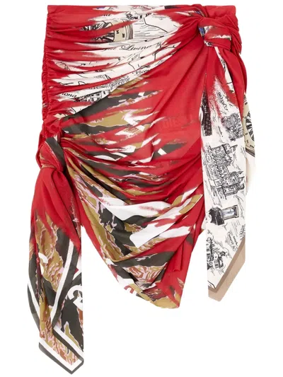 Diesel O-ruellia Skirt In Red