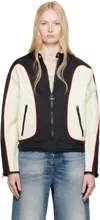 Diesel Off-white & Black J-blink Jacket In 9xx