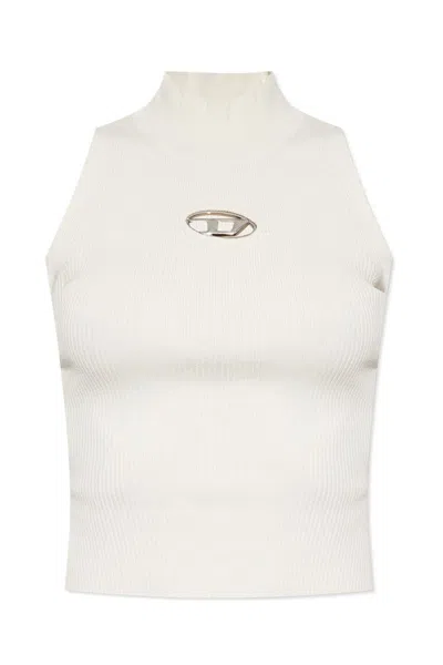 DIESEL OFF-WHITE COTTON TOP
