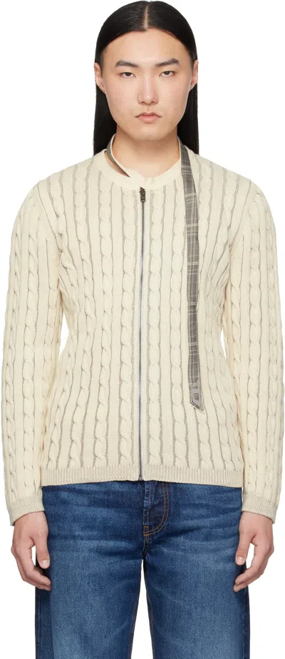 Diesel Off-white K-danaira Sweater In Neutral