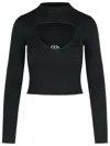 Diesel 'olina' Black Wool Sweater In Black