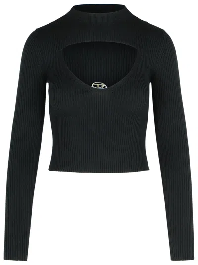 Diesel 'olina' Black Wool Sweater