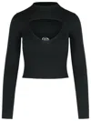 Diesel Womens 9xx M-olina Cut-out Wool Knitted Top In Black