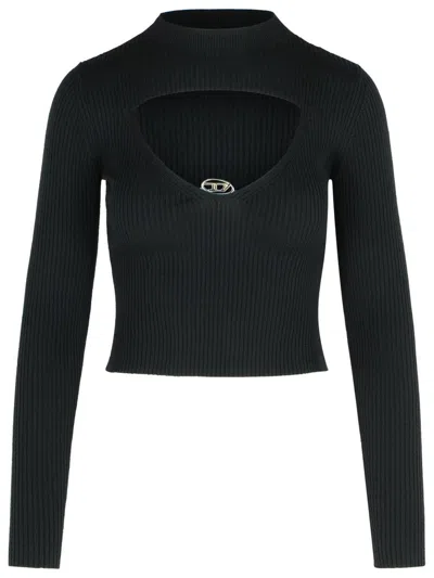 DIESEL DIESEL 'OLINA' BLACK WOOL SWEATER