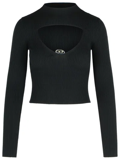 DIESEL DIESEL 'OLINA' BLACK WOOL SWEATER