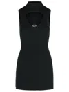 Diesel Black M-oloni Short Dress In Black