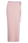 Diesel ® Ombré Rib Knit Wrap Skirt In Pink