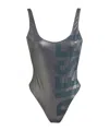 Diesel One-piece Swimsuits In Silver