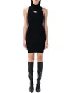 Diesel Women M-onervax Dress With Application In Black