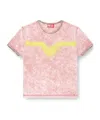 Diesel Multicolor T-uncutie-long-q3 T-shirt In Pink