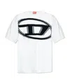 Diesel T-shirt With Maxi Oval D In White