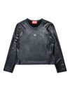 Diesel Oval D-appliqué T-shirt In Black
