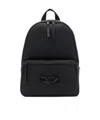 Diesel Oval D Backpack In Black
