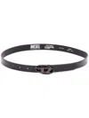 Diesel Adjustable Waist Belt In 黑色