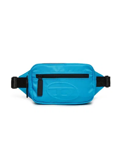 Diesel Kids' Oval D Belt Bag In Blue
