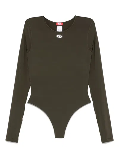 Diesel Oval-d Bodysuit In Black