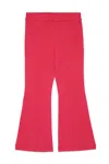 Diesel Oval D Branded Bootcut Leggings In Pink
