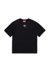 Diesel T-shirt Con Logo Oval D In Black