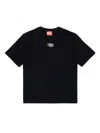 Diesel T-shirt Con Logo Oval D In Black