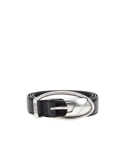 DIESEL OVAL D BUCKLE BELT