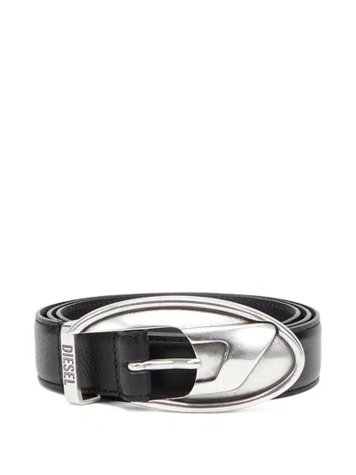 Diesel Oval D Buckle Belt In Pattern