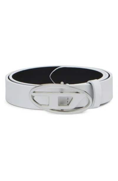 DIESEL DIESEL® OVAL D BUCKLE LEATHER BELT