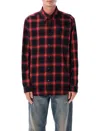 Diesel S-simply-check-hgbt Shirt And Blouse Black In Multi