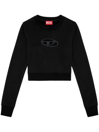 DIESEL DIESEL OVAL-D COTTON BLEND SWEATSHIRT