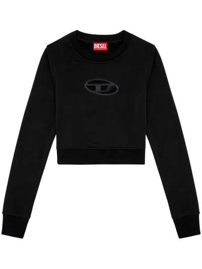 DIESEL DIESEL OVAL-D COTTON BLEND SWEATSHIRT