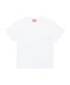 Diesel T-shirt Con Maxi Logo Oval D In White