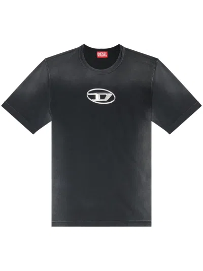 DIESEL OVAL D CUT-OUT T-SHIRT