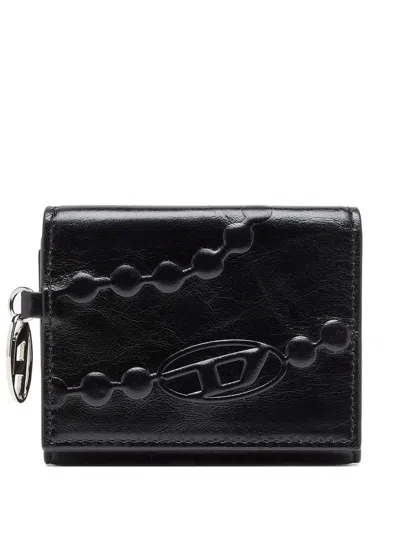 Diesel Oval D Embossed Wallet In Pattern