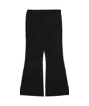 Diesel Oval D-embroidered Bootcut Leggings In Black