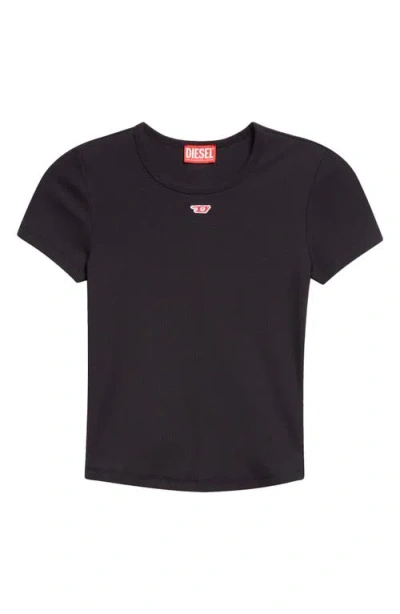 Diesel ® Oval D Embroidered Rib T-shirt