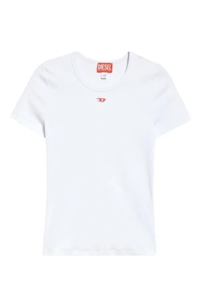 Diesel ® Oval D Embroidered Rib T-shirt