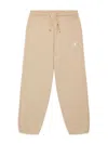 Diesel Oval D-embroidered Track Pants In Neutrals