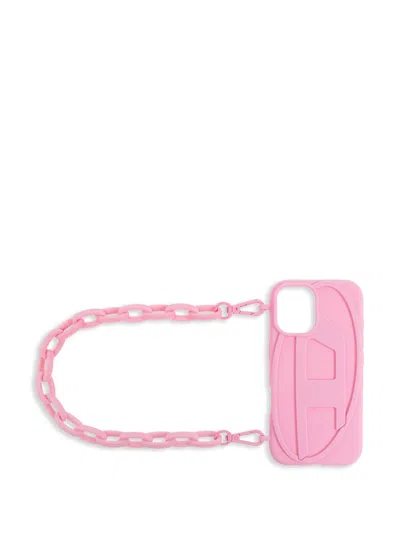 Diesel Oval D Iphone 16 Case In Pink