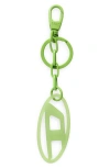 Diesel Oval D Charm Keyring In Green