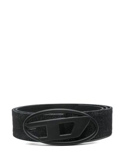 DIESEL DIESEL OVAL D LEATHER BELT