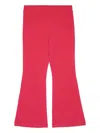 Diesel Oval D Branded Bootcut Leggings In Pink