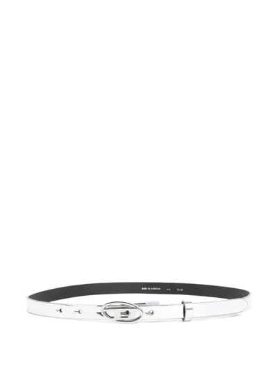 Diesel Oval D Logo B-1dr Accessories In White