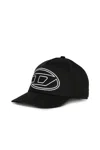 Diesel Logo-embroidered Cap In Black