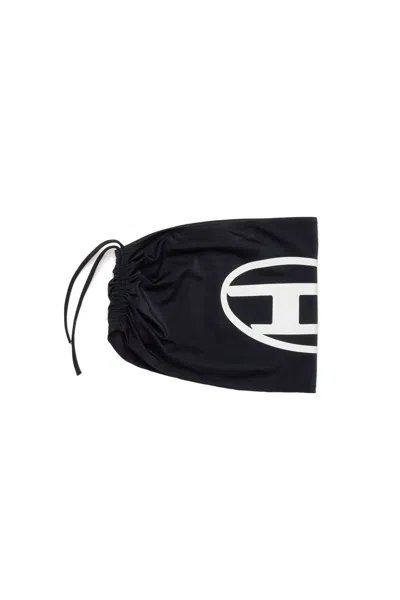 Diesel Kids' Oval D Logo Mini Pareo Cover-up Dress In Black