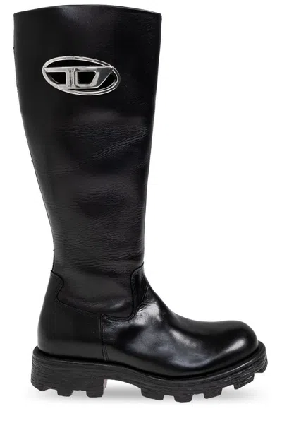 Diesel Black D-hammer Hb D W Tall Boots