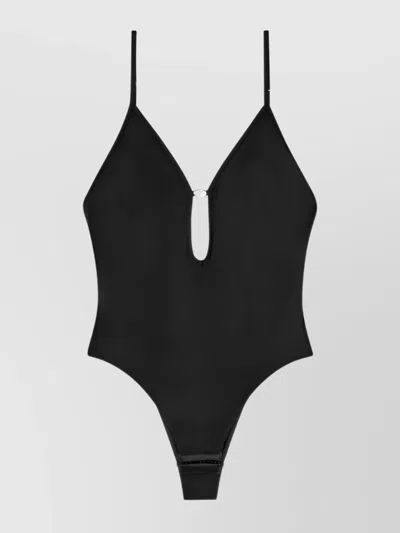 DIESEL OVAL D METAL PLATE BODYSUIT