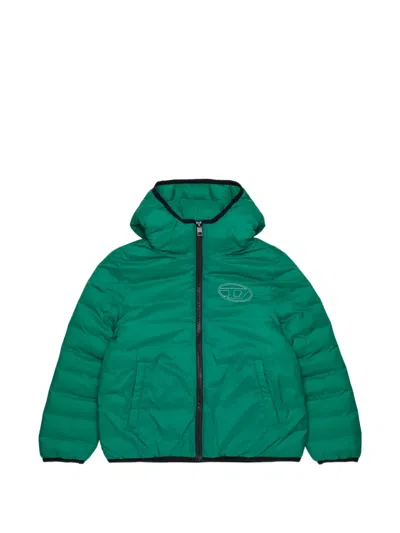 Diesel Kids' Oval D Padded Jacket In Multi