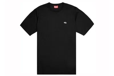 Pre-owned Diesel Oval D Patch T-shirt Black
