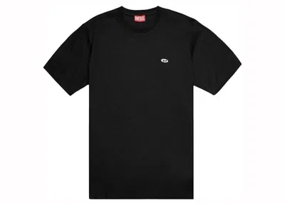 Pre-owned Diesel Oval D Patch T-shirt In Black