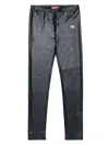 Diesel Oval D-plaque Leggings In Black